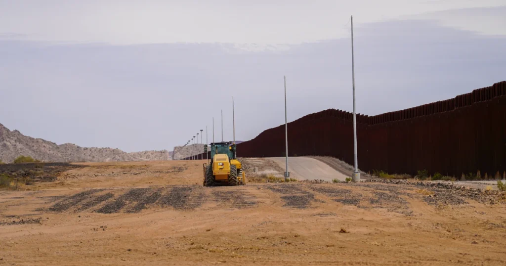 President Trumps border wall constructed on ancient land predating Stonehenge