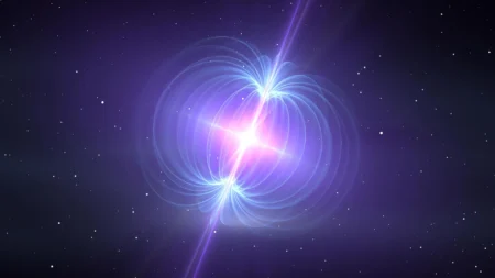 Record breaking X ray flash may reveal the birth of magnetars