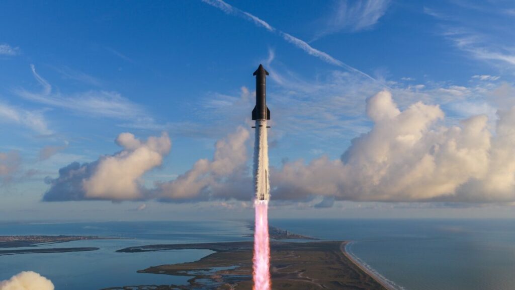 SpaceX Starship Enters Orbit and Deploys First Next Generation Starlink