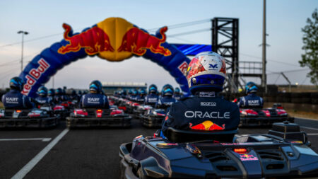 The Worlds Top Racing Driver Attempts to Race 100 Karts