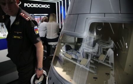 What is the status of Russias delayed new manned spacecraft