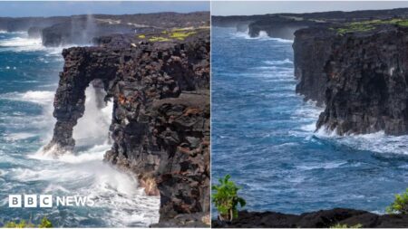 500-Year-Old Hawley Sea Arch in Hawaii Collapses into the Sea 500 Year Old Hawley Sea Arch in Hawaii Collapses into the Sea
