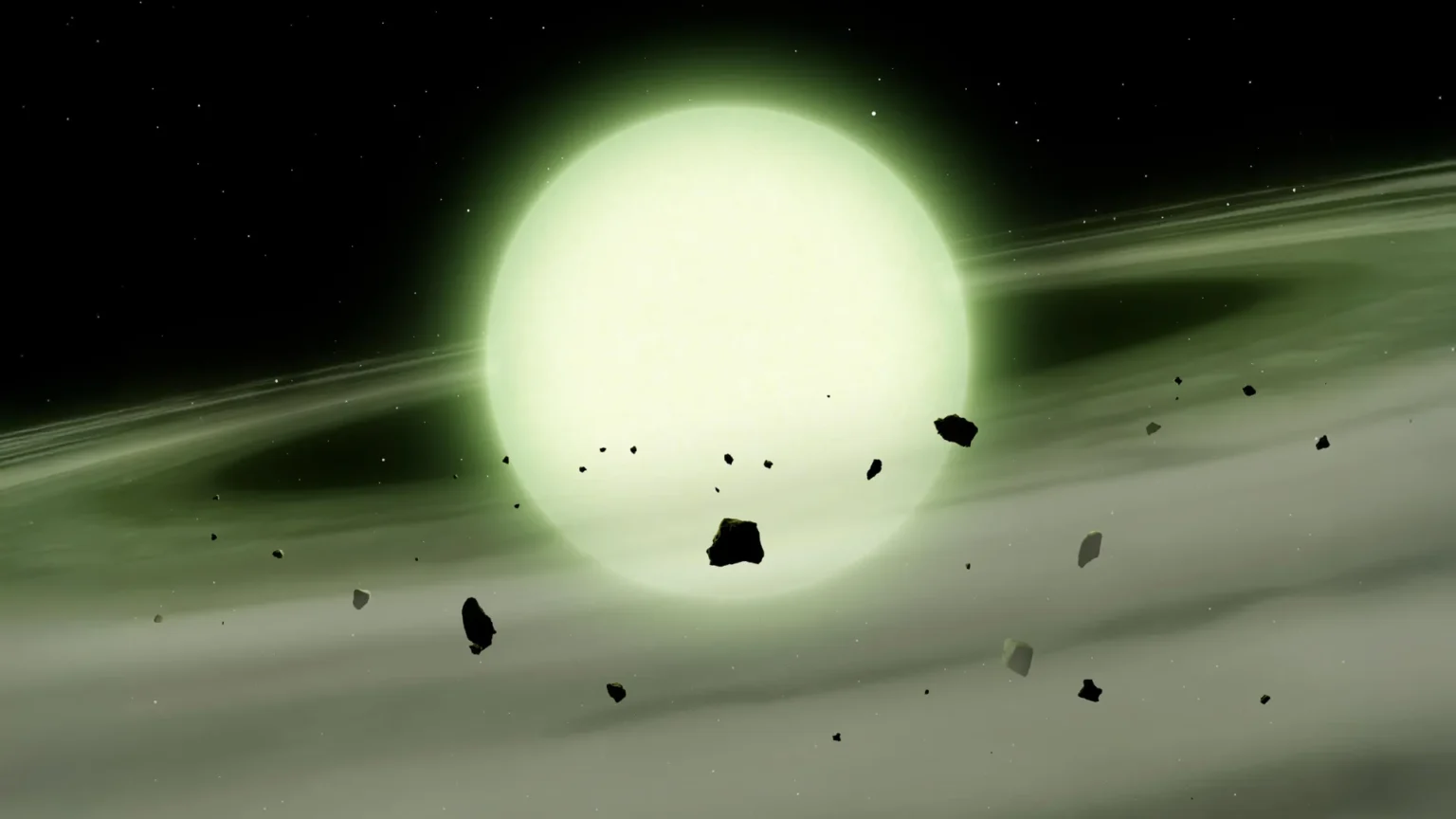 Astronomers discover ghostly green star unlike anything previously known Astronomers discover ghostly green star unlike anything previously known