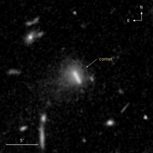 ESA Euclid Space Telescope Discovers First Comet