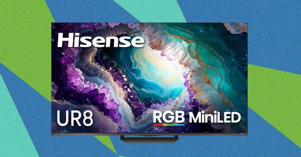 Hisense UR8 RGB Mini LED TV Mid Range Value with Premium Color