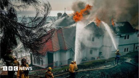 Home destroyed in South Los Angeles North Fire, evacuation mandated Home destroyed in South Los Angeles North Fire evacuation mandated