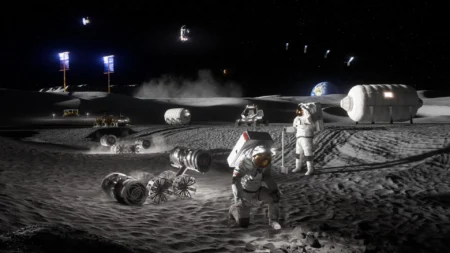 NASA Searching for Hidden Caves to Build First Moon Base