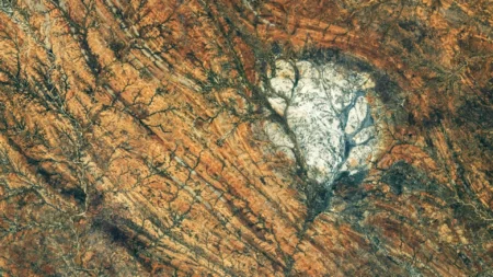 NASA discovers giant patch of rock similar to moon on