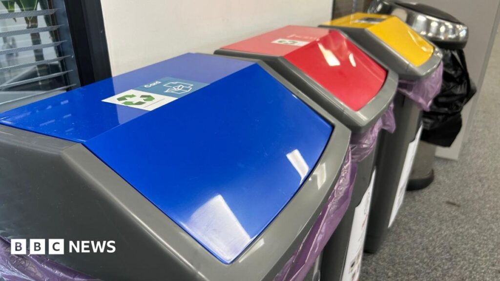 People in Wales do not recycle at work as much