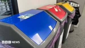 People in Wales do not recycle at work as much as at home. People in Wales do not recycle at work as much
