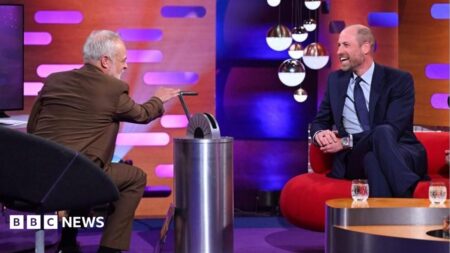 Prince William surprises on Graham Norton