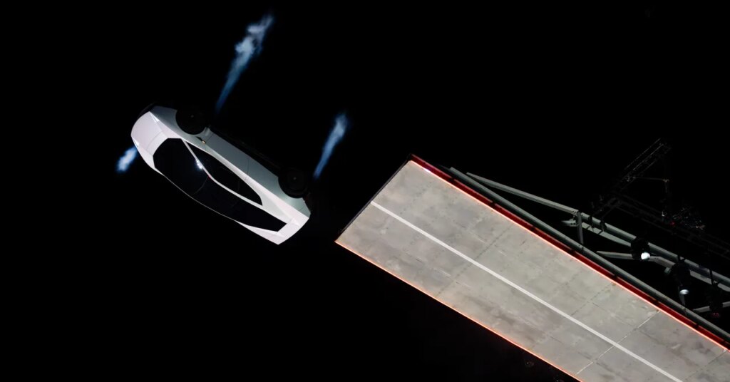 The physics behind Teslas flying roadster