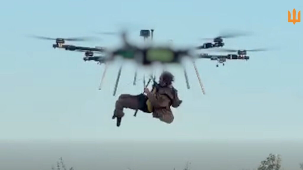 Ukraine drone rescues injured soldiers putting idea into practice