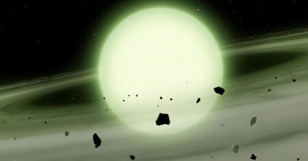 White Dwarf Star Turns Pink and Green as Scientists Uncover